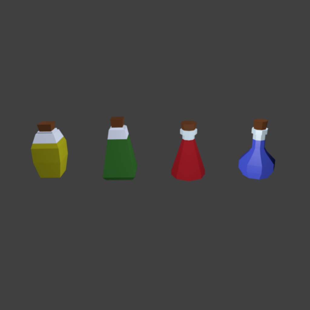 Low Poly Potions preview image 1